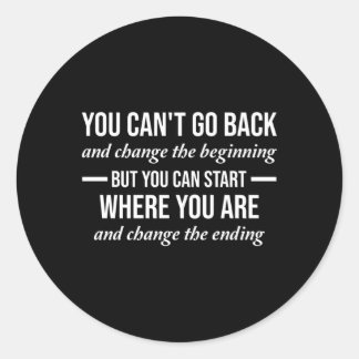 Adesivo Você Não Pode Voltar A Mudar O Final Como Um Na Li