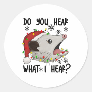 Adesivo Você Ouve O Que Eu Ouço Natal Xmas