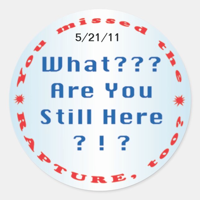 Adesivo "Você perdeu...adesivo de raptura (Frente)