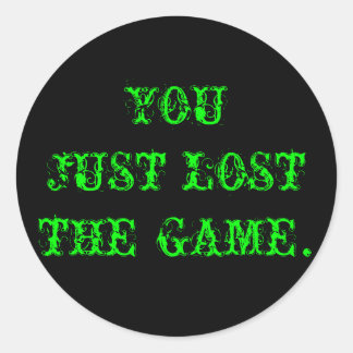 Adesivo Você Perdeu O Jogo