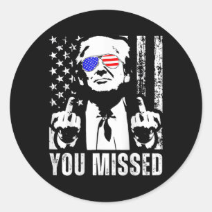 Adesivo Você Perdeu Trump 2024 American Flag