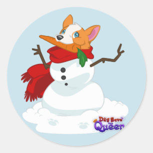 Adesivo Você quer construir… um Corgi? Etiquetas!