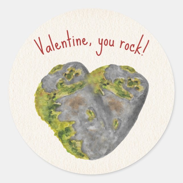 Adesivo Você Rock Heart Kids Classroom Namorados (Frente)