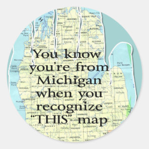 Adesivo Você sabe que é de Michigan quando