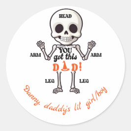 Adesivo Você Tem Este Esqueleto De Outubro Novo, Bonito Pa