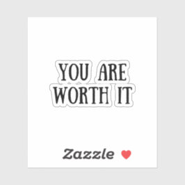 Adesivo Você Vale A Pena