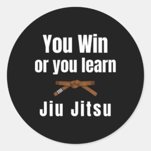 Adesivo Você Vence Ou Você Aprende Jiujitsu Judô Caratê Bo