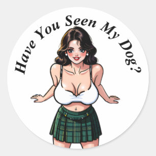 Adesivo Você viu o meu cachorro? Cute Manga