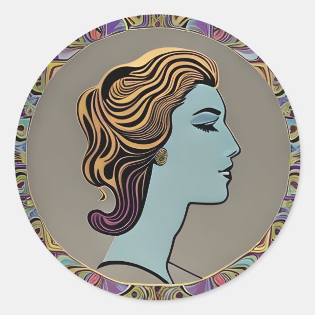 Adesivo Vogue Lady Sticker v2 (Frente)