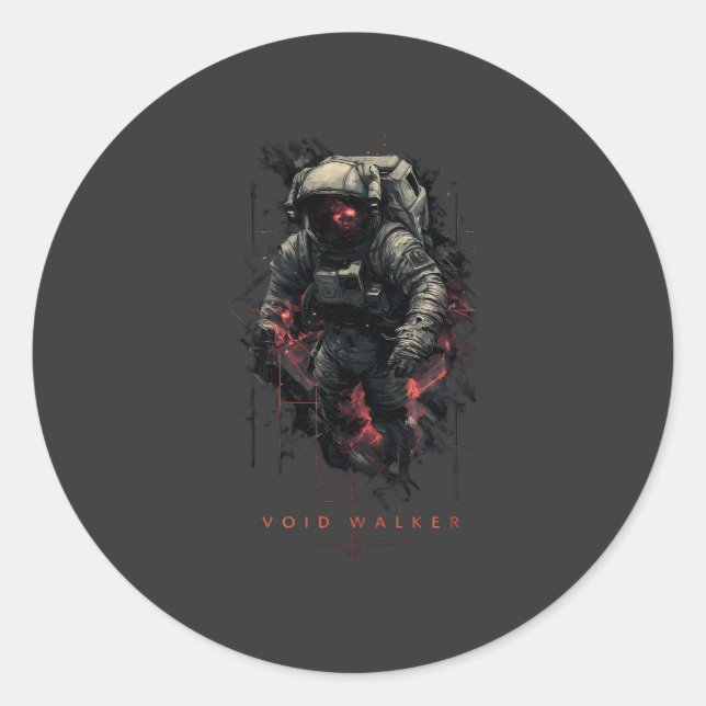 Adesivo Void Walker Astronaut Heavy Metal (Frente)
