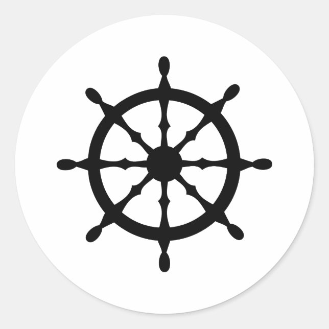 Adesivo volante do navio comandante (Frente)