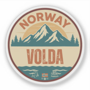Adesivo Volda, Norge Noruega