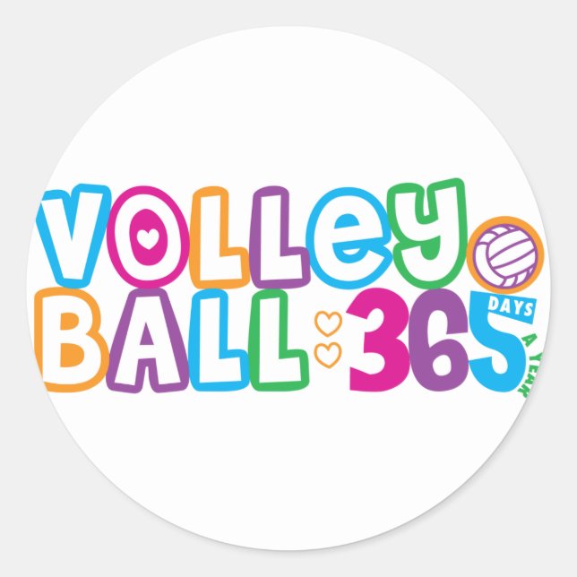 Adesivo Voleibol 365 (Frente)