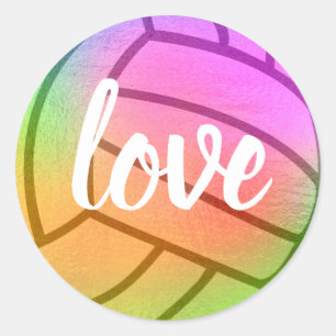 Adesivo Voleibol De Amor Multicolor