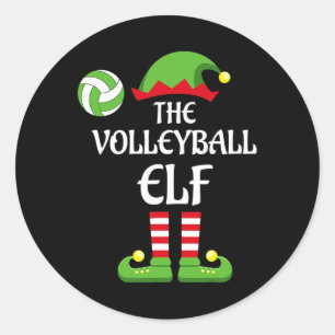 Adesivo Voleibol Elf Natal Merry Xmas Voleibol
