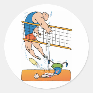 Adesivo Voleibol Engraçado