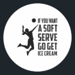 Adesivo Voleibol, Se Quiser Um Sorvete Mole, Vai Buscar Ge<br><div class="desc">Voleibol Se Você Quer Um Sorvete Suave Vá Buscar Homens Sorvetes</div>