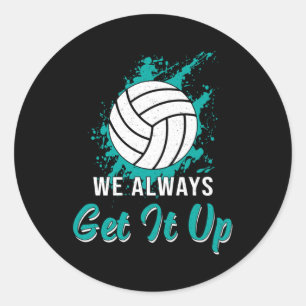 Adesivo Voleibol Sempre Começamos Voleeibol