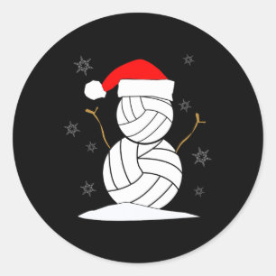 Adesivo Voleibol Snowman Xmas