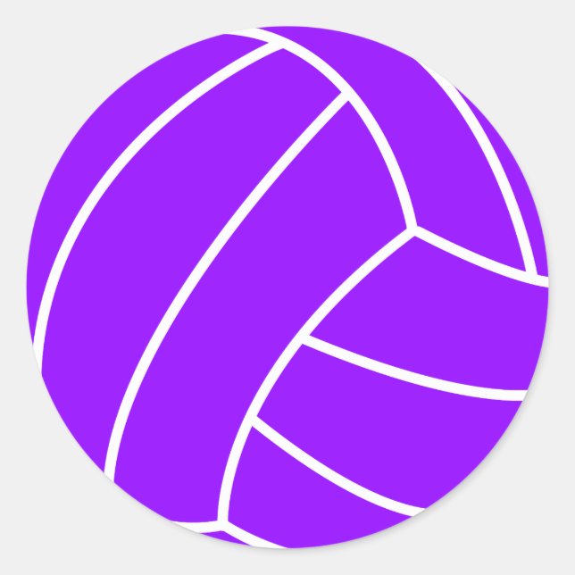Adesivo Voleibol Violeta (Frente)