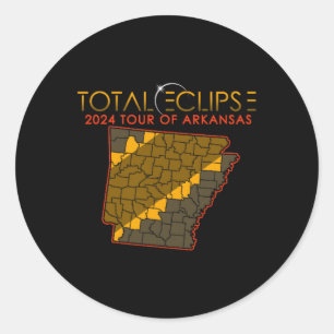 Adesivo Volta Total Solar Eclipse 2024 Do Arkansas
