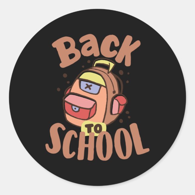 Adesivo Voltar à Escola 25 (Frente)