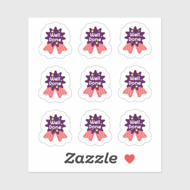 Adesivo Voltar à Escola "Bem Feito" (Folha)