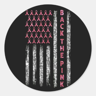 Adesivo Voltar ao Sinalizador de Fita Cor-de-Rosa Cancer d