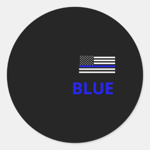 Adesivo Voltar Ao Vinheta Azul Americano De Bandeiras
