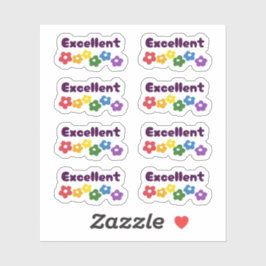 Adesivo Voltar aos Stickers "Excelentes" da Escola