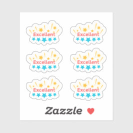 Adesivo Voltar aos Stickers "Excelentes" da Escola