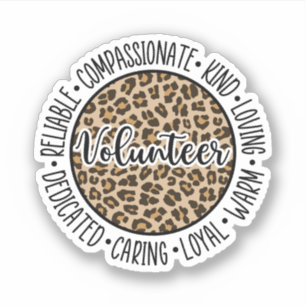 Adesivo Voluntário, Trabalho Voluntário, Presente Para Vol