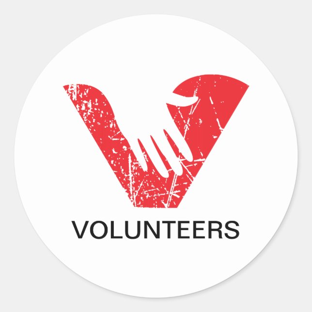 Adesivo Voluntários (Frente)