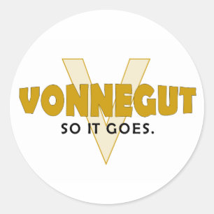 Adesivo Vonnegut assim que vão