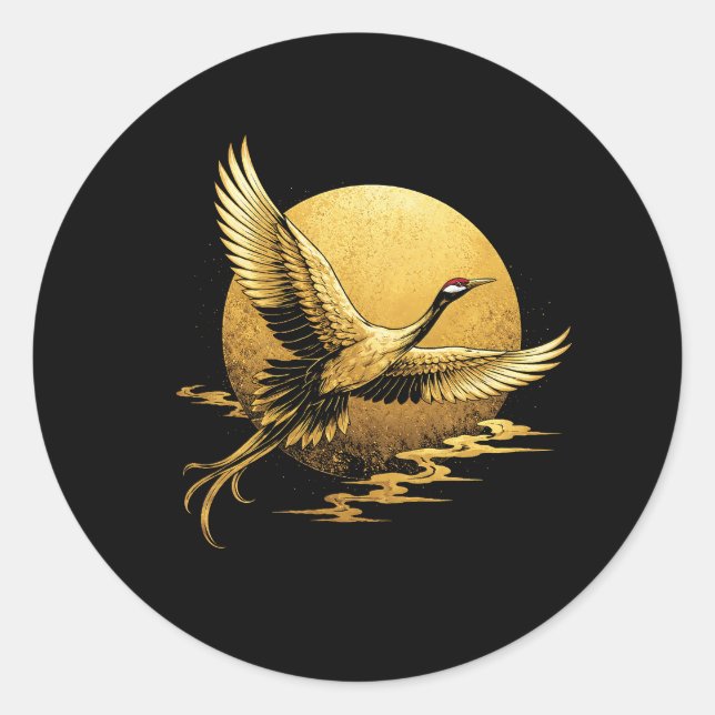 Adesivo Voo Dourado (Frente)