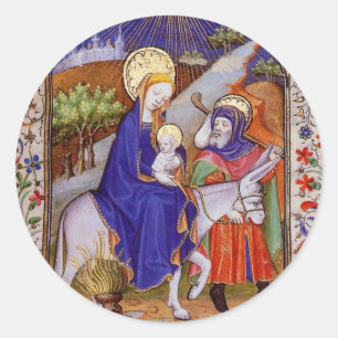 Adesivo Vôo em Egipto Mary Jesus Joseph