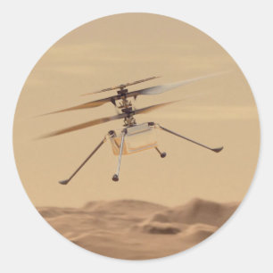 Adesivo Voo Mars Ingenuity Helicopter