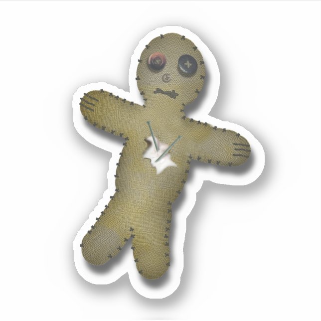 Adesivo Voodoo Anti Valentine's Day  (Frente)