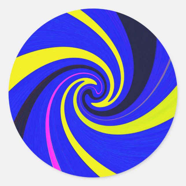 Adesivo Vórtice azul (Frente)