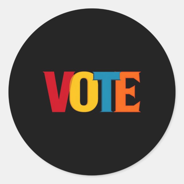 Adesivo Votação 2024 (Frente)