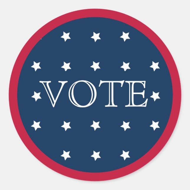 Adesivo Votação: 20/20/2020 (Frente)