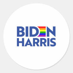 Adesivo Votação Biden Harris Presidente Lgbt Lgbtq Pride F
