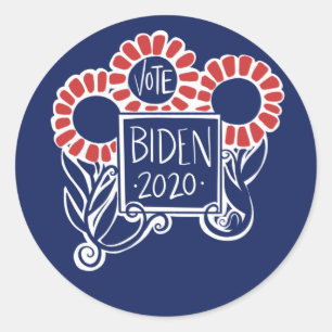 Adesivo Votação Joe Biden 2020 Votação Biden