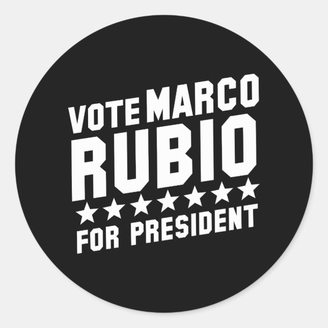 Adesivo Votação Marco Rubio (Frente)