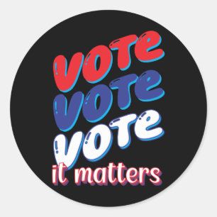 Adesivo Votação Votação Voto Voto Vinheta