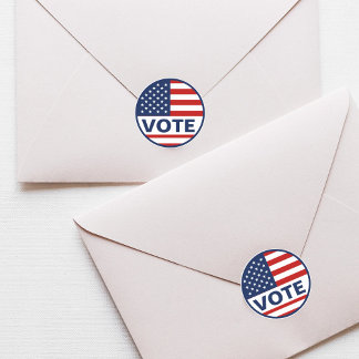 Adesivo Votar a Eleição de Bandeira Americana