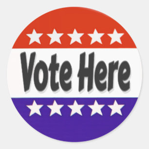 Adesivo Votar Aqui
