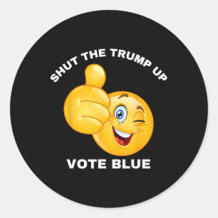 Adesivo Votar Azul Reeleger Biden Presidente 20
