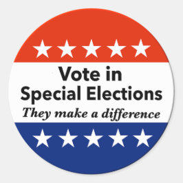 Adesivo Votar Eleições Especiais