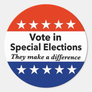 Adesivo Votar Eleições Especiais